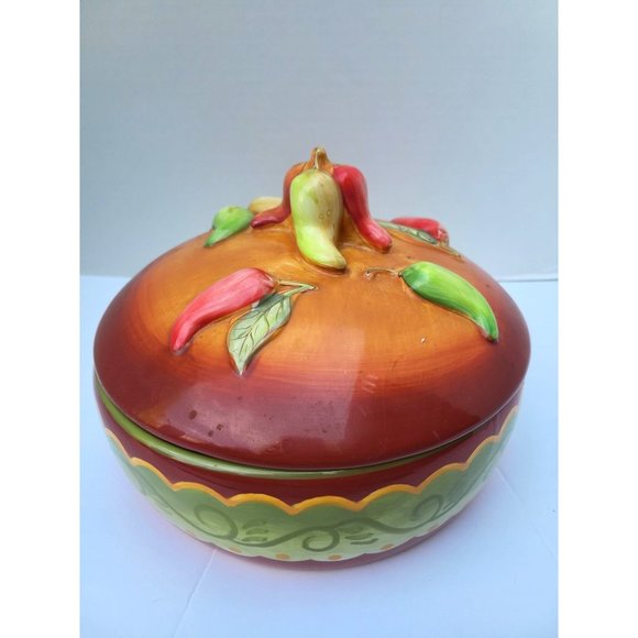 GATES SANTE FE TORTILLA COVERED DISH DINNERWARE - Picture 1 of 7